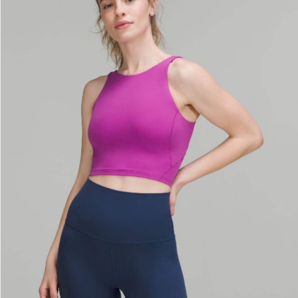 like new Lululemon Align High Neck Tank in Vivid Plum